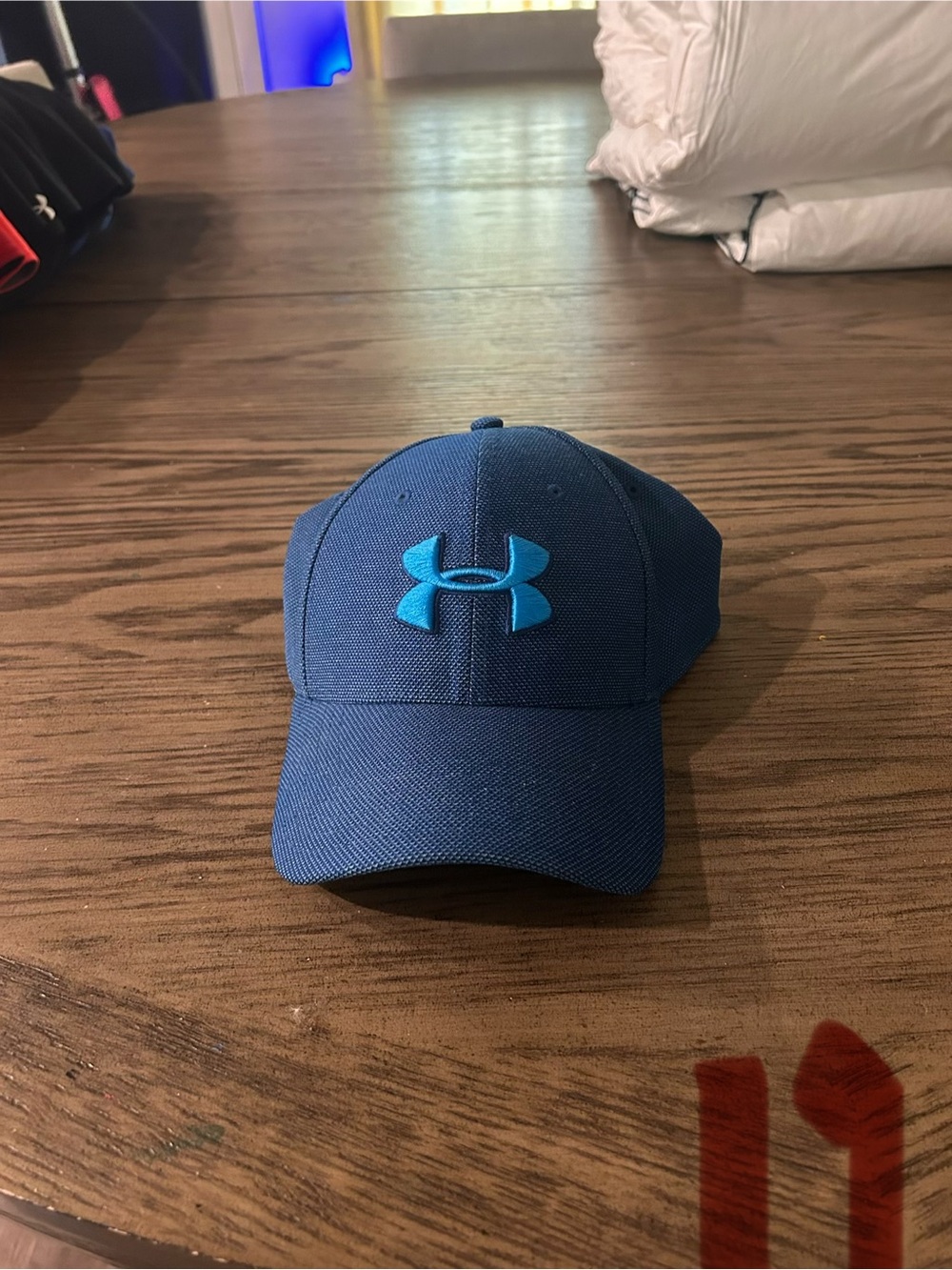 Under Armour Navy Cap with Teal Logo